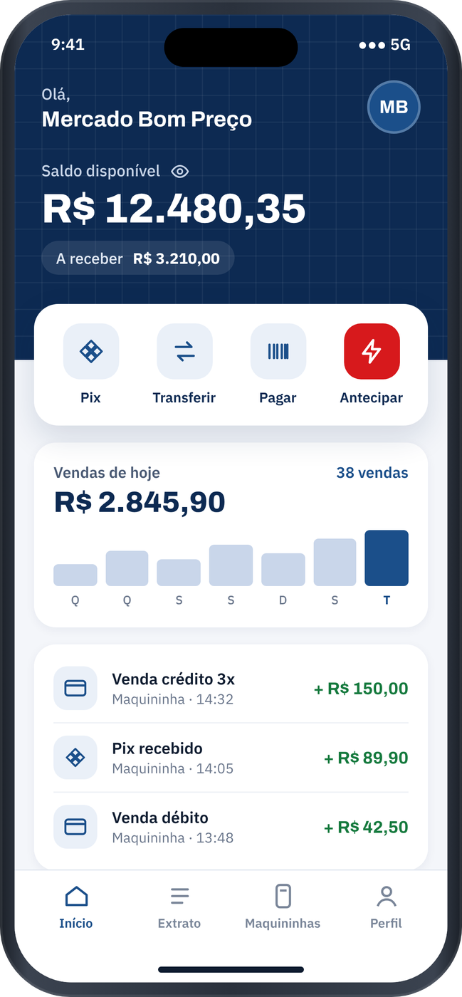 App da conta digital Azemax